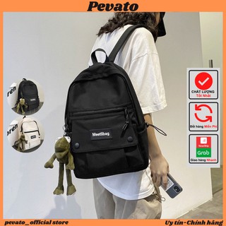 Cặp Đi Học Nam Nữ ❤️ Balo Cá Tính Thời Trang Ulzzang Basic Đẹp BA09