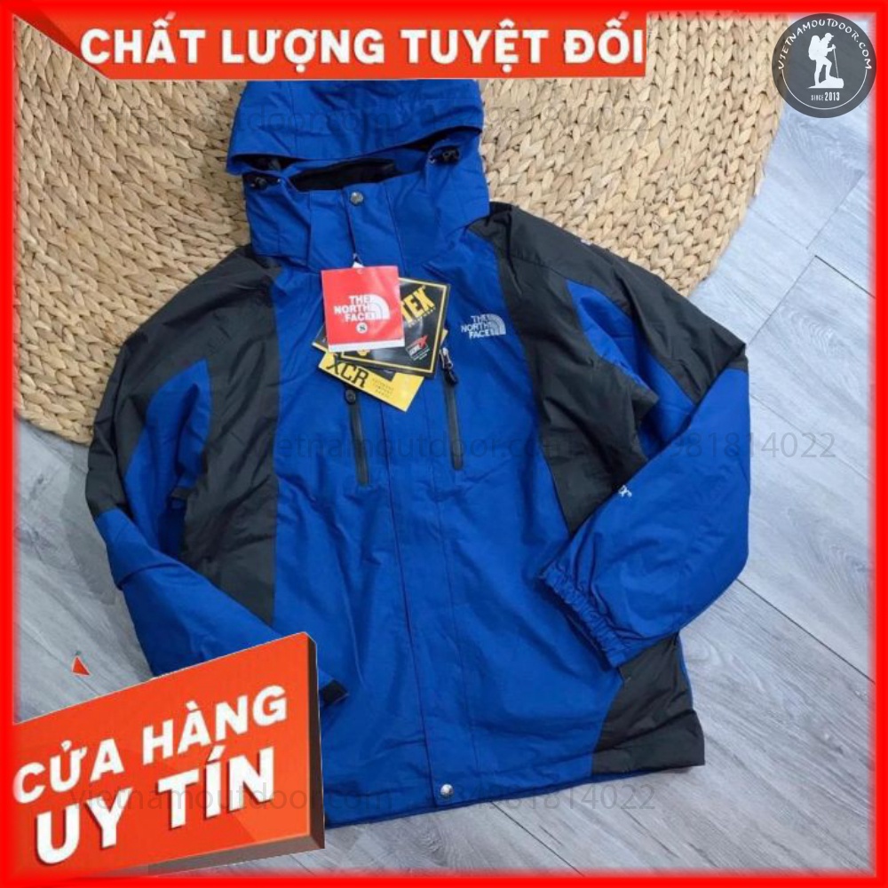 Áo Khoác nam  the North Face  3 lớp nỉ có nón - bên trong lót nỉ cực ấm - áo có thể mặc 3 kiểu tháo rời