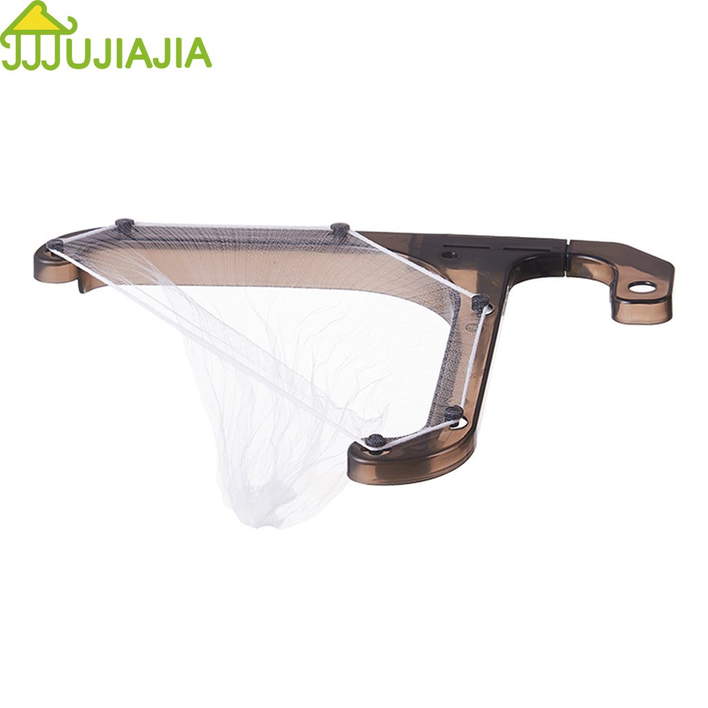 Giá lưới lọc rác JUJIAJIA gắn góc bồn rửa thu gọn được tiện lợi dành cho nhà bếp