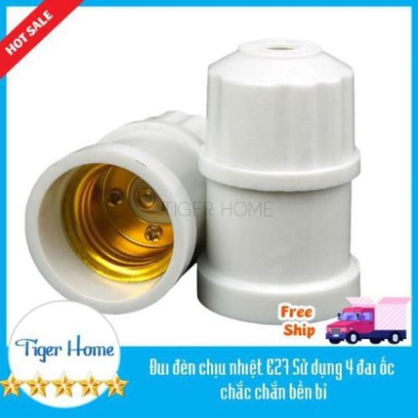 [Bb123] Đui đèn xoáy E27 Siêu Chắc Chắn Chịu Nhiệt độ cao an toàn Điện (Đui đèn led, đui đèn compact)