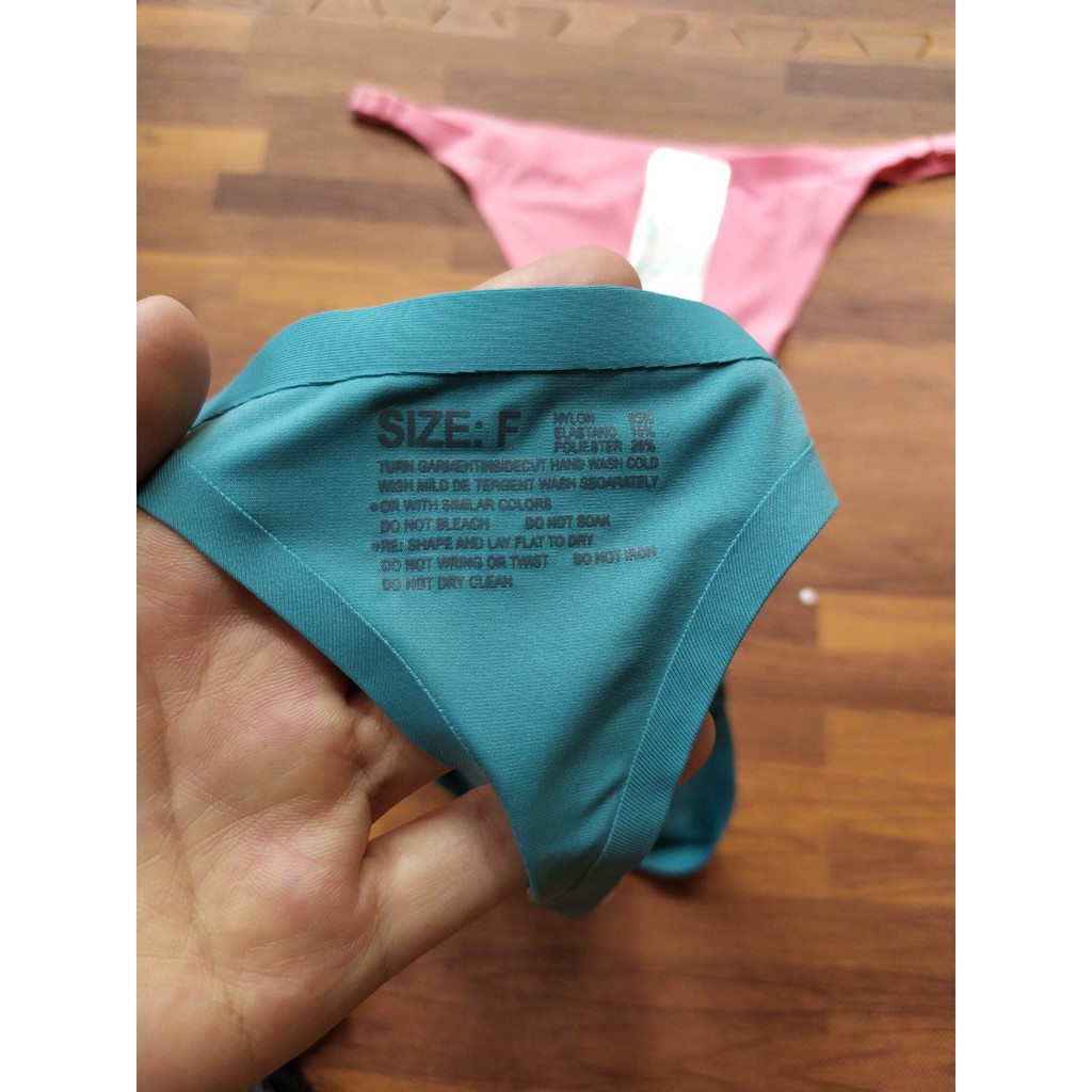 Quần lọt khe nữ đúc su sexy màu da/màu đen