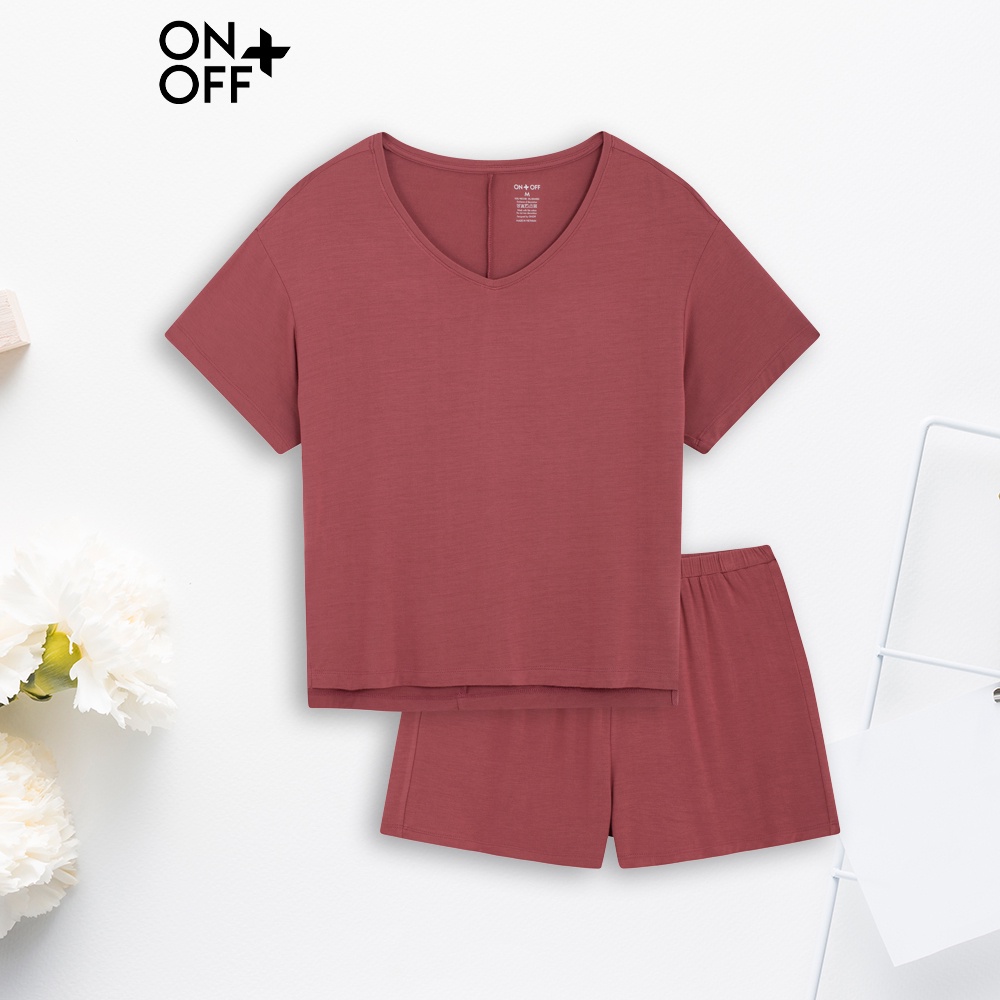 Bộ mặc nhà nữ ONOFF mỏng nhẹ, thoáng mát - 16LS22S040
