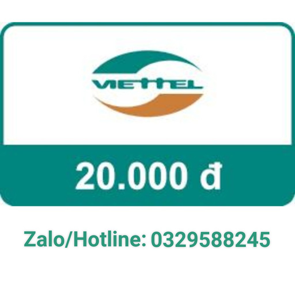 Thẻ Viettel 20k