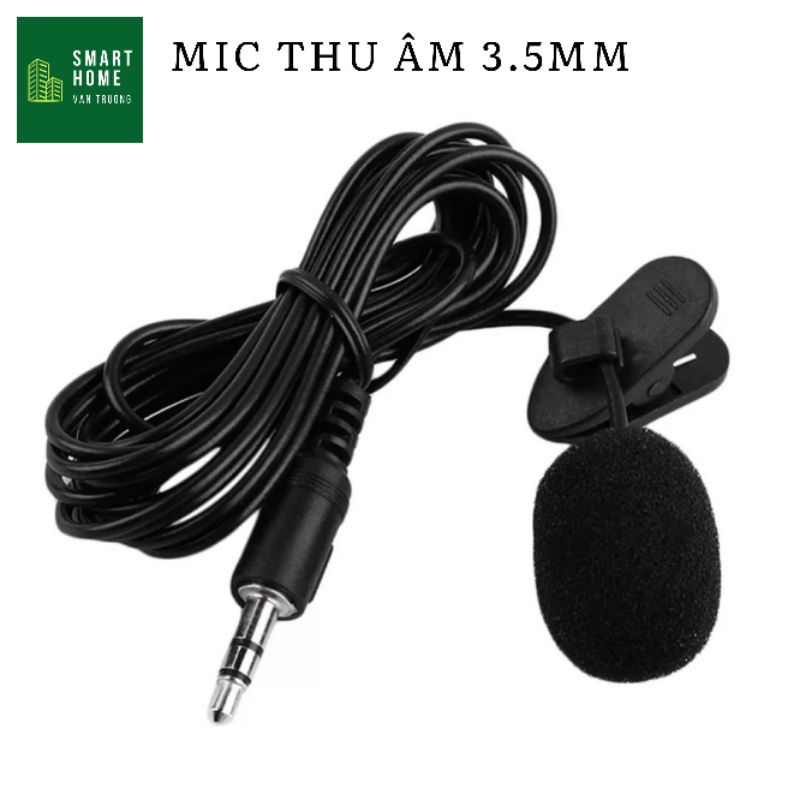 Mic cài áo microphone ghi âm, thu âm cho điện thoại, máy ảnh, laptop , tiện lợi cho quay video