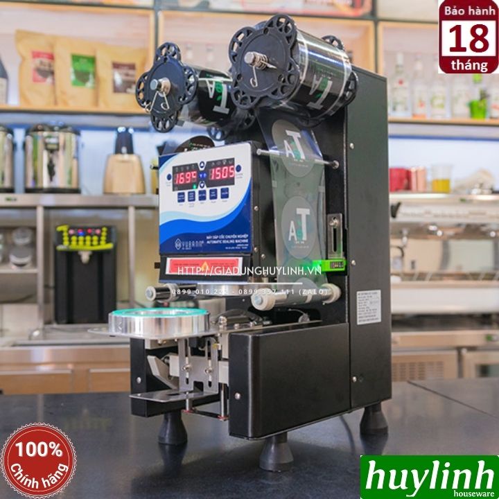 Máy dập ép miệng cốc ly tự động Yubann YB-88A [Máy dập nắp]