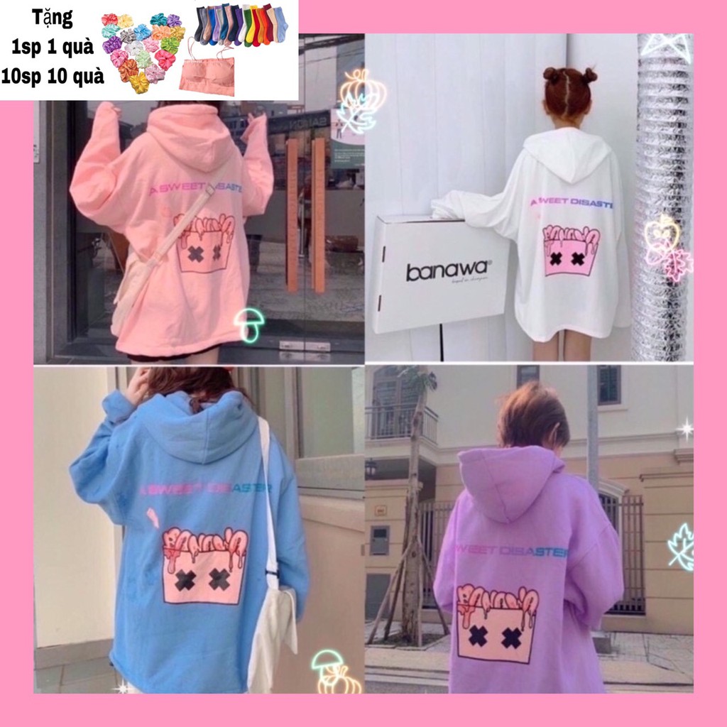 [Mã FAGREEN1505 giảm 10% tối đa 30K đơn 99K] Áo khoác nữ banawa nỉ dày dặn size M, L 45-75kg Dư Tú Lệ