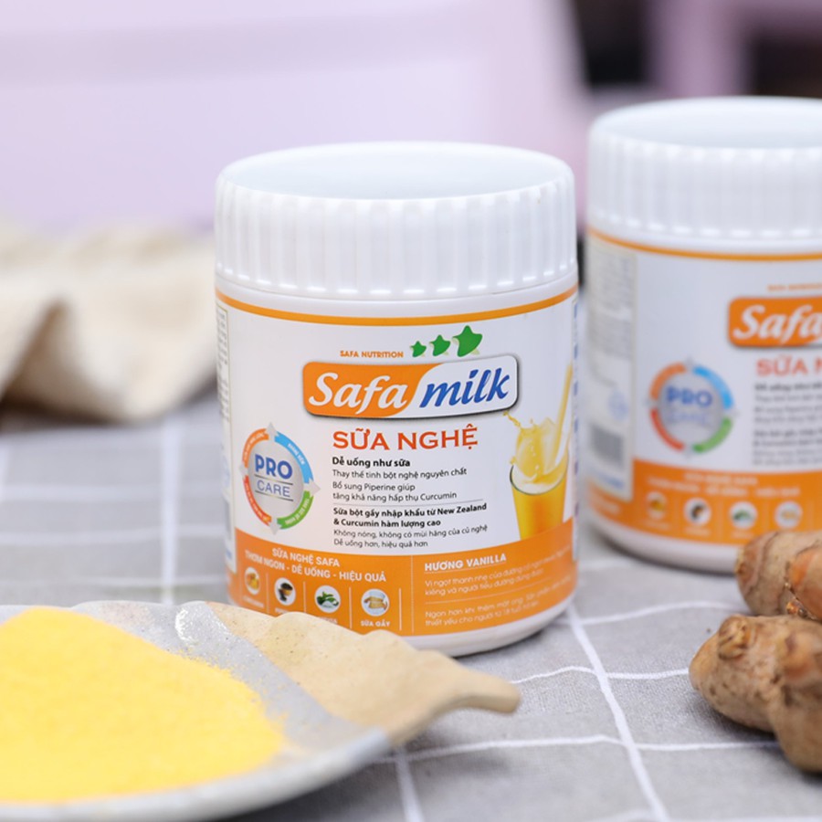 Sữa nghệ Safa Milk - Hộp 100G - Chính Hãng 100% - CÔNG TY TRỢ GIÁ DÙNG THỬ