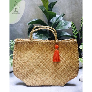 GIỎ ĐỆM/ LÀN ĐI CHỢ/ TÚI CÓI THỦ CÔNG BẢO VỆ MÔI TRƯỜNG – 30X40 CM, Kiểu 2 – Giảm thiểu sử dụng túi ni long khi đi chợ