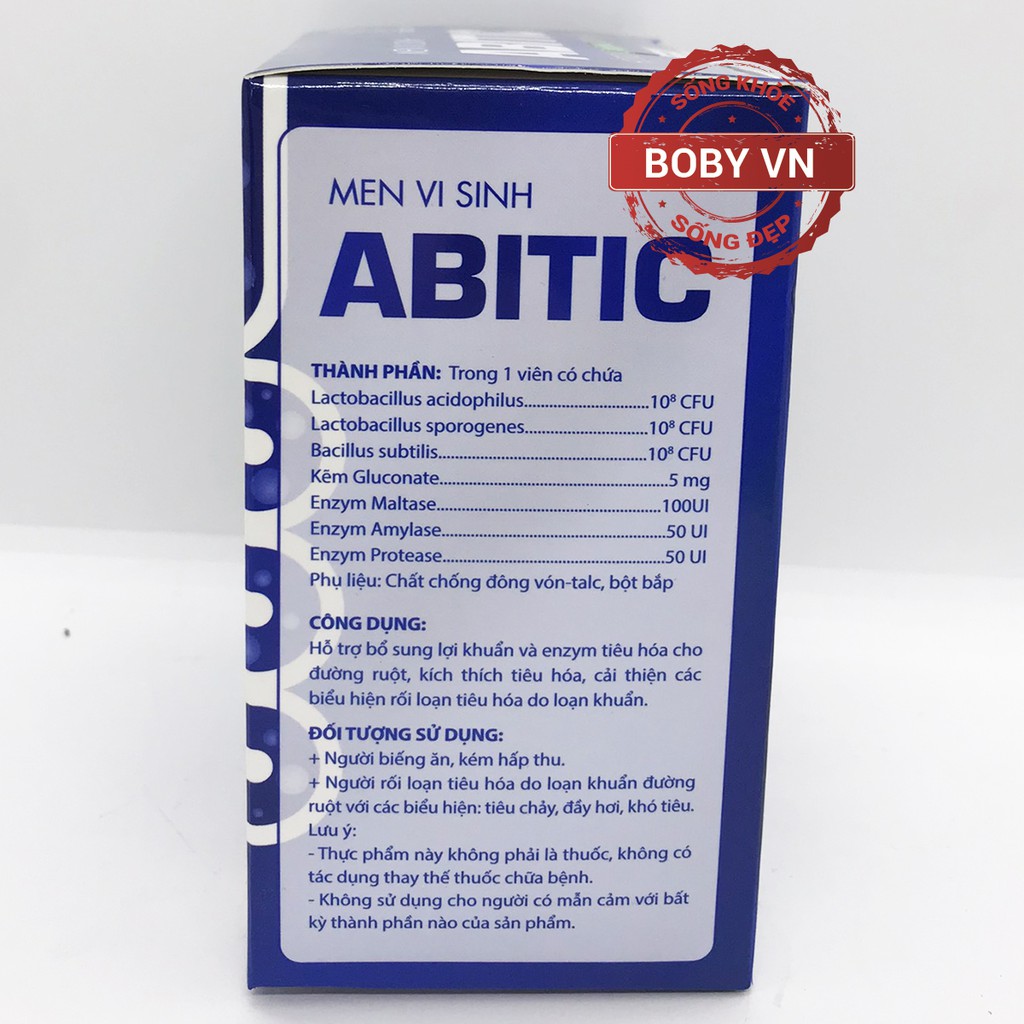 Abitic men vi sinh hỗ trợ kích thích tiêu hóa