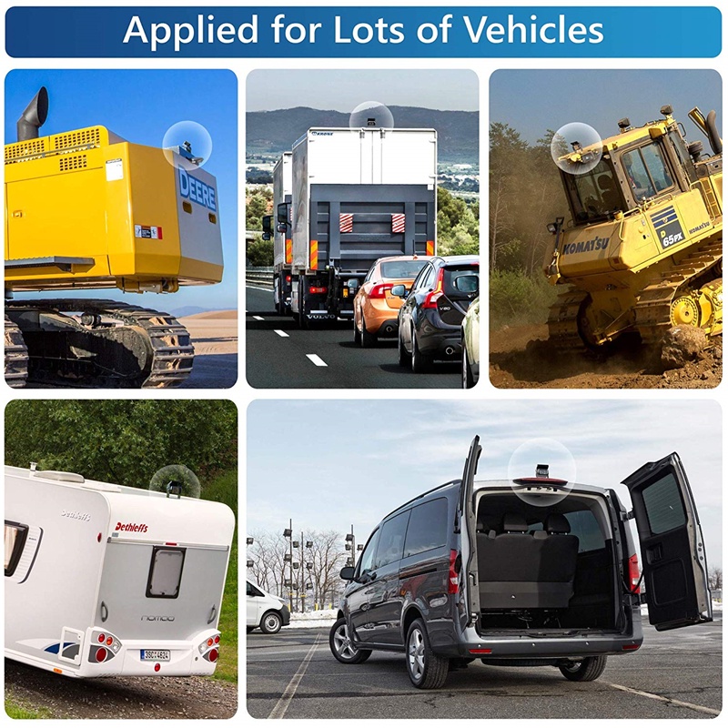 Camera Lùi Xe 18 Bóng Led 24V CCD Chống Thấm Nước Cho Xe Buýt / Xe Tải