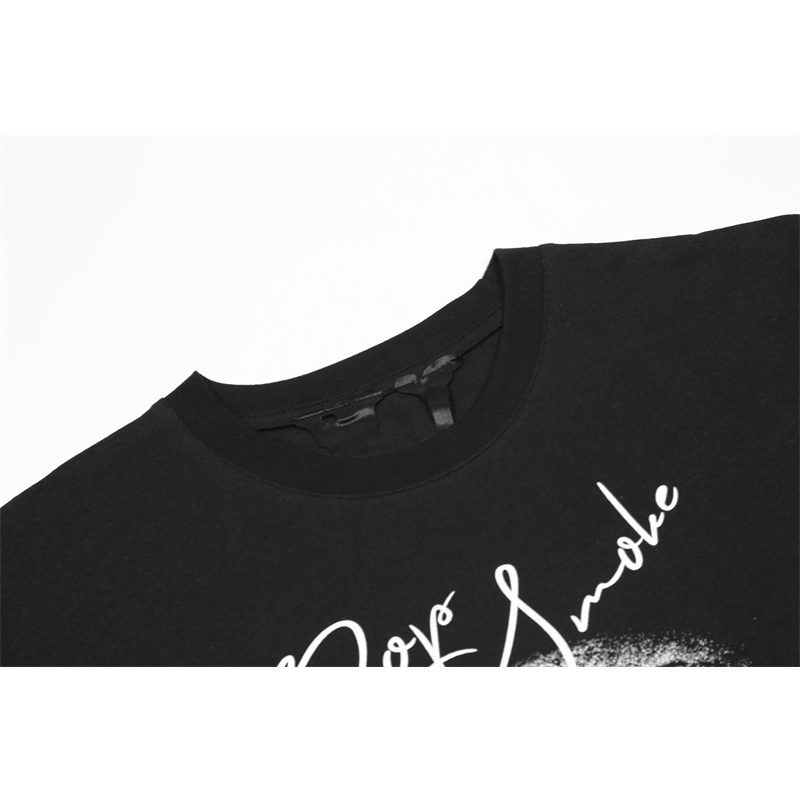 Áo Thun Cotton Tay Ngắn In Chân Dung VL &amp; E Thời Trang Đường Phố Unisex