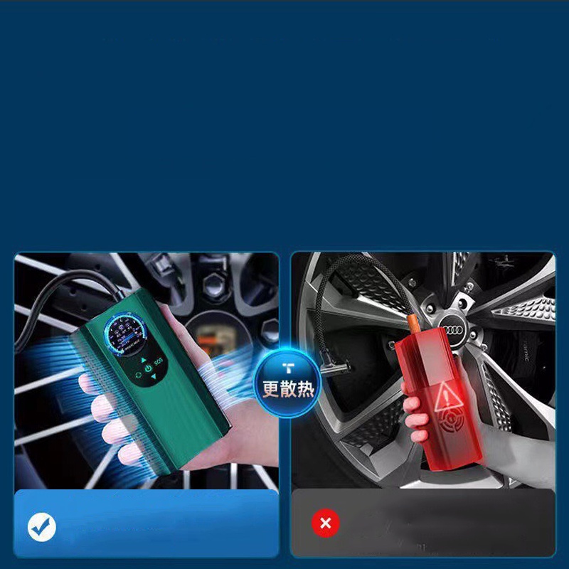 Bơm Lốp Ô Tô Bơm Lốp Mini Nhỏ Gọn SIêu Tiện Lợi KHO GIA DỤNG TRẦN PHÚ