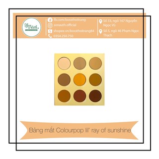 Bảng mắt Colourpop lil’ ray of sunshine