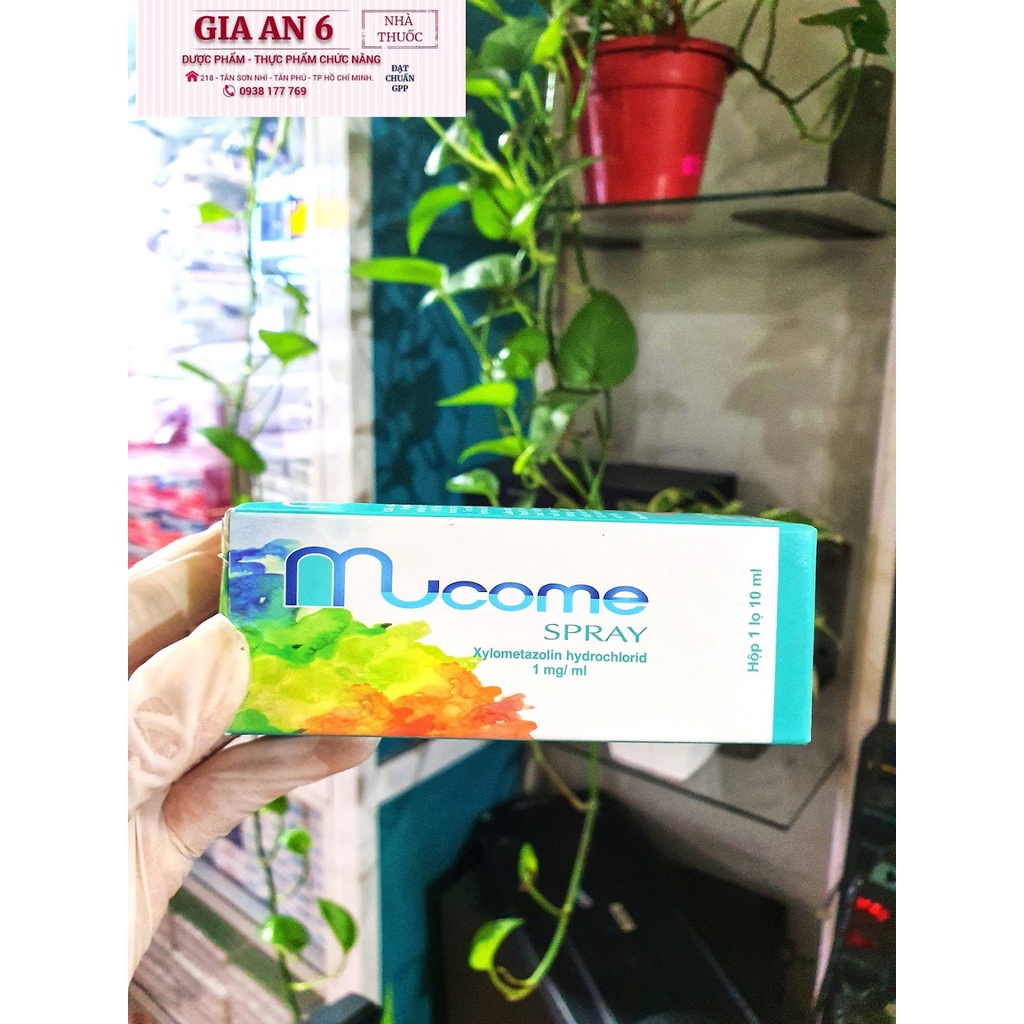 XỊT MŨI MUCOME  hắc xì, sổ mũi, nghẹt mũi, dị ứng mũi, ngứa mũi