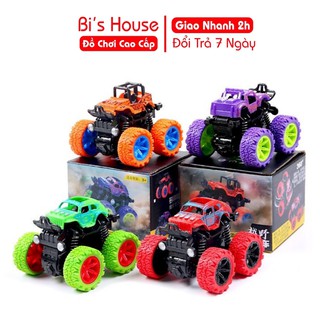 Xe ô tô, xe địa hình đồ chơi quán tính, bánh đà cho bé chất liệu nhựa an toàn - đồ chơi Bi's House