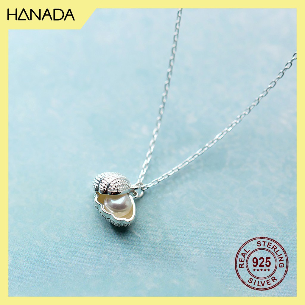 Dây Chuyền Bạc 925 Hanada Vỏ Sò