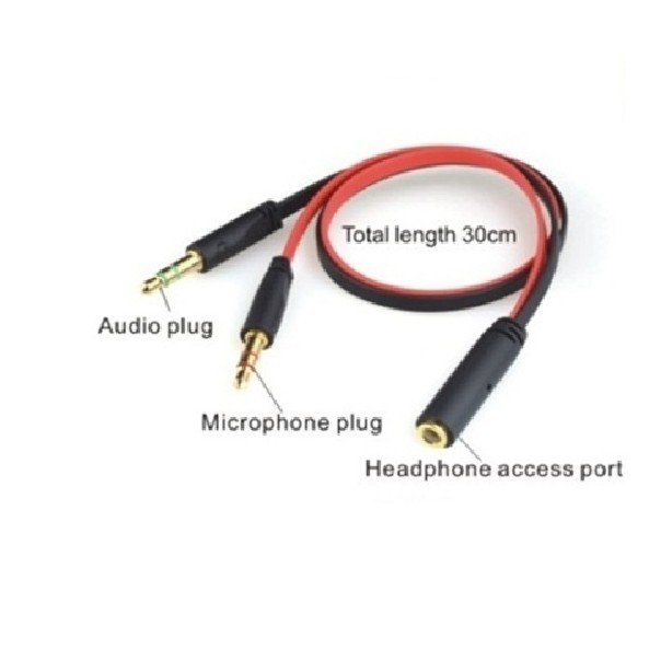 Jack gộp audio và mic 3.5mm Jack gộp tai nghe 3.5