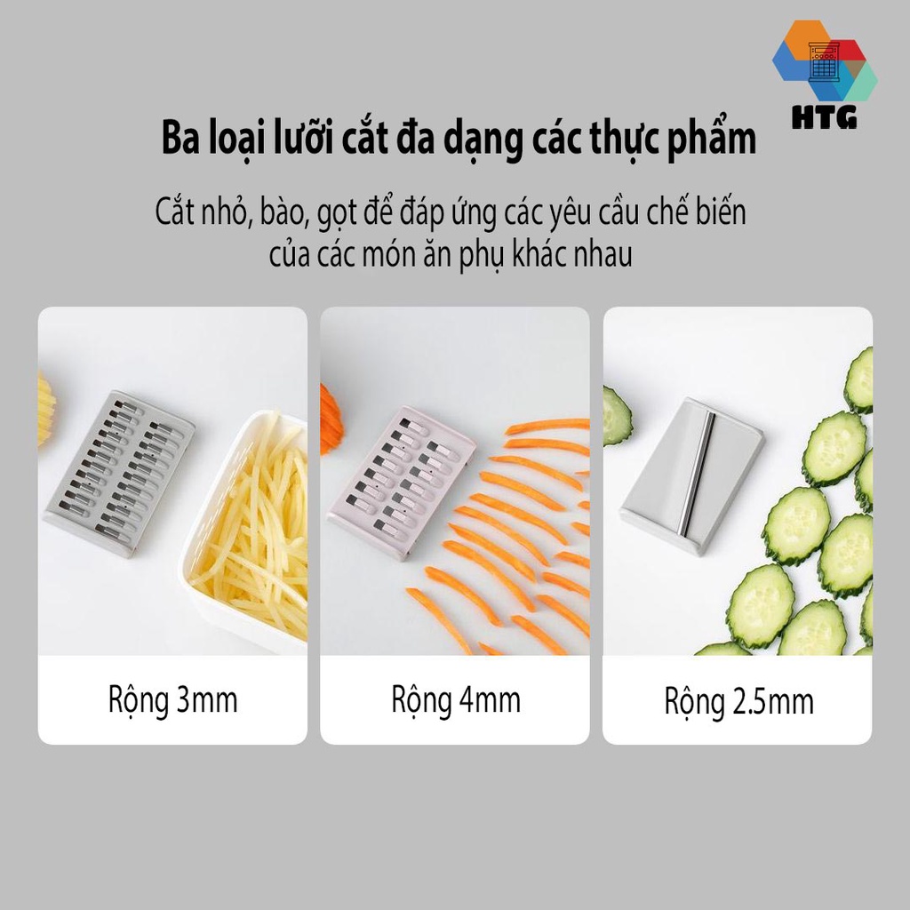 Dụng cụ bào gọt, nạo rau củ nhà bếp đa năng Xiaomi Huohou, hàng chính hãng