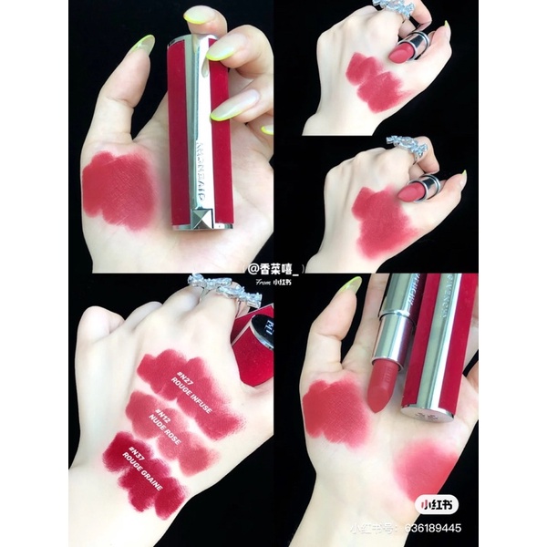 Son thỏi lì mịn Le Rouge Deep Velvet vỏ nhung đỏ