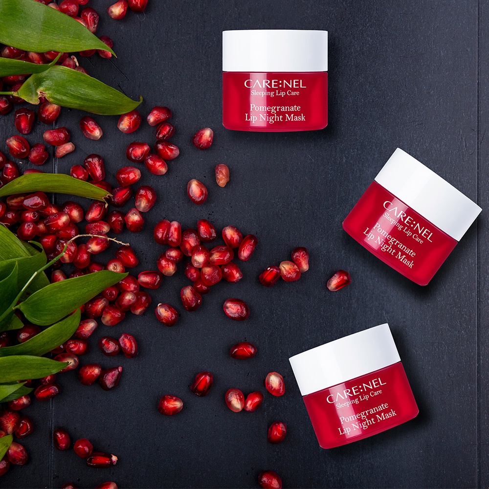 Mặt nạ ngủ môi lựu Carenel Pomegranate Lip Night Mask 5g