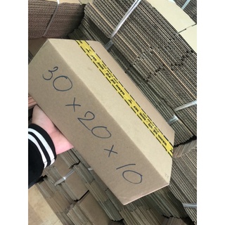 Hộp Carton 30 x 20 x 10. Hộp gói hàng , hộp ship cod.