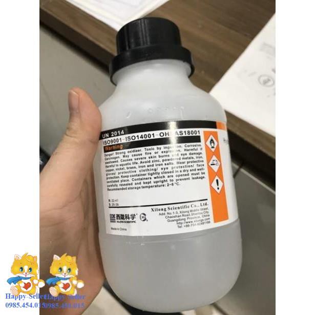 Oxy già chai 500ml hydrogen peroxide 30%