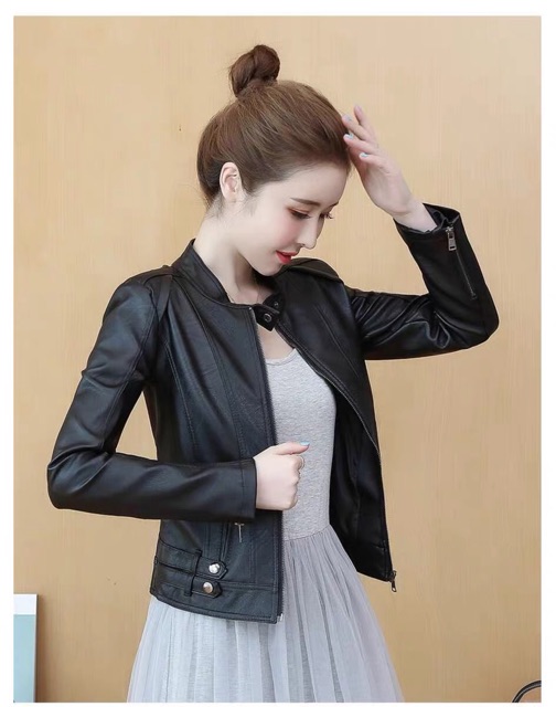 [XẢ KHO 3 NGÀY] Áo da nữ Quảng Châu bền đẹp bảo hành da 2 năm không bong tróc, mẫu mới nhất 2019 992 | BigBuy360 - bigbuy360.vn