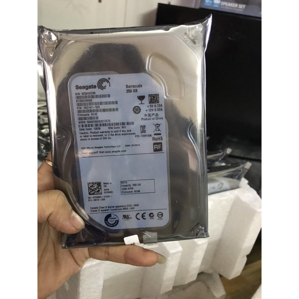 Ổ cứng PC ( HDD) seagate 250Gb/500Gb mới 100% BH 24T