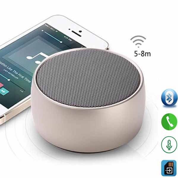 Loa Bluetooth BS-02 Pin trâu Thiết kế nhỏ gọn, chắc chắn