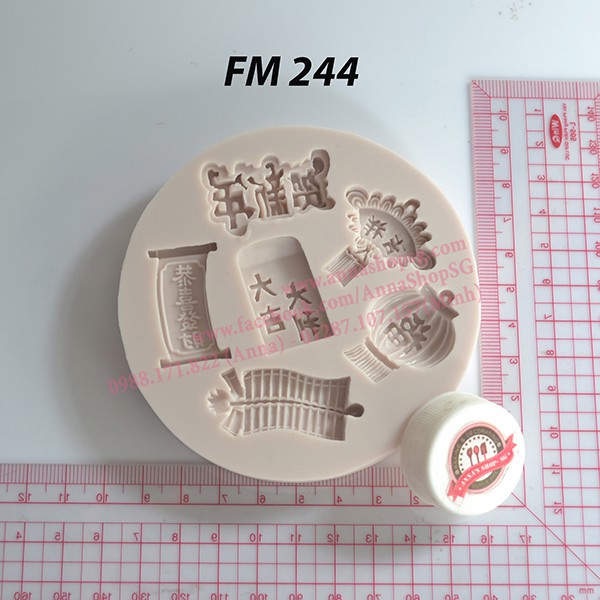 KHUÔN FONDANT CHÚC MỪNG NĂM MỚI  FM244