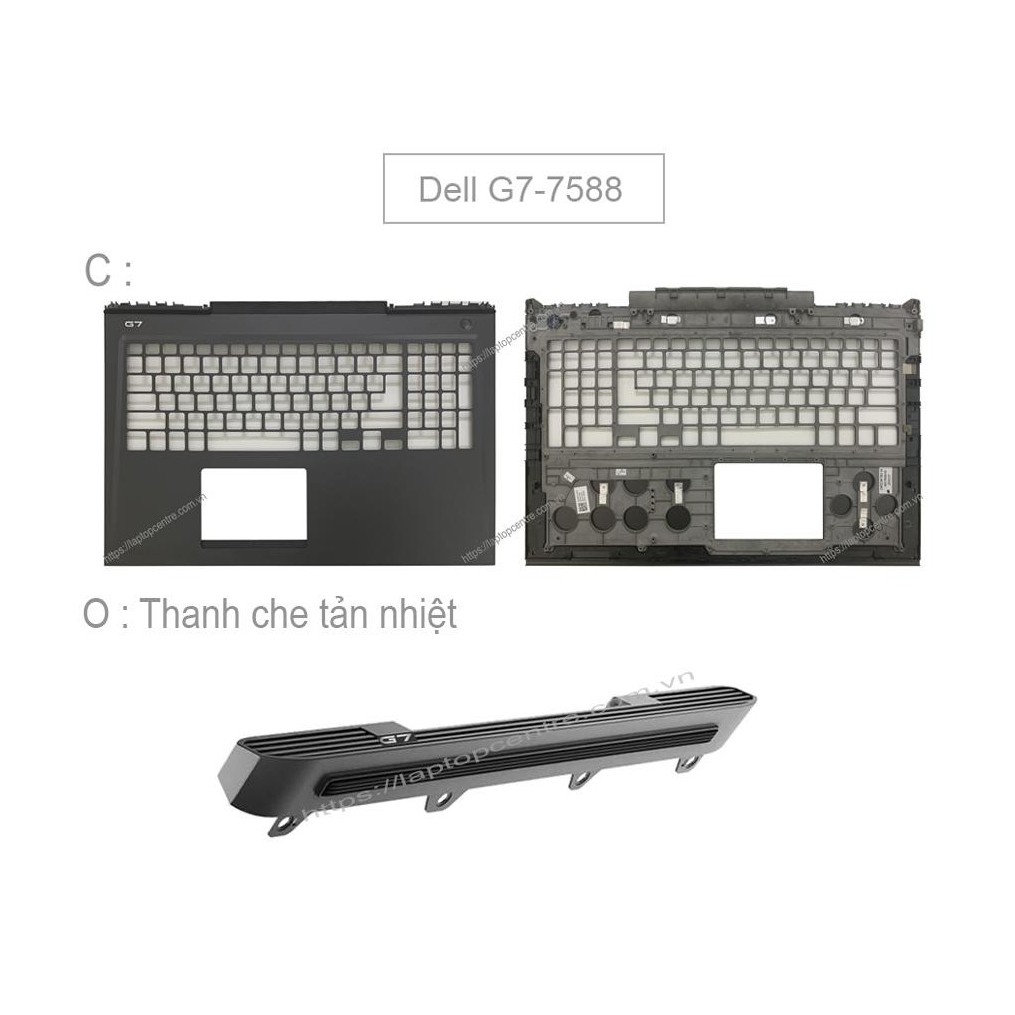 Vỏ Laptop Dell G7-7588 7577 7587 Inspiron 7557 7559 5577