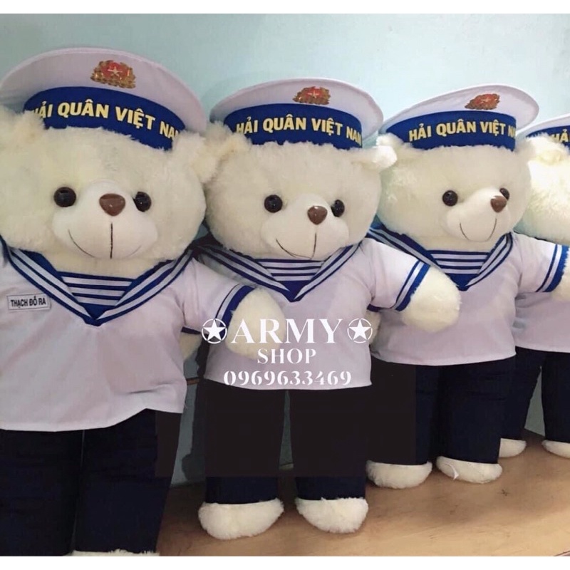 Gấu bông chiến sỹ, lính hải quân
