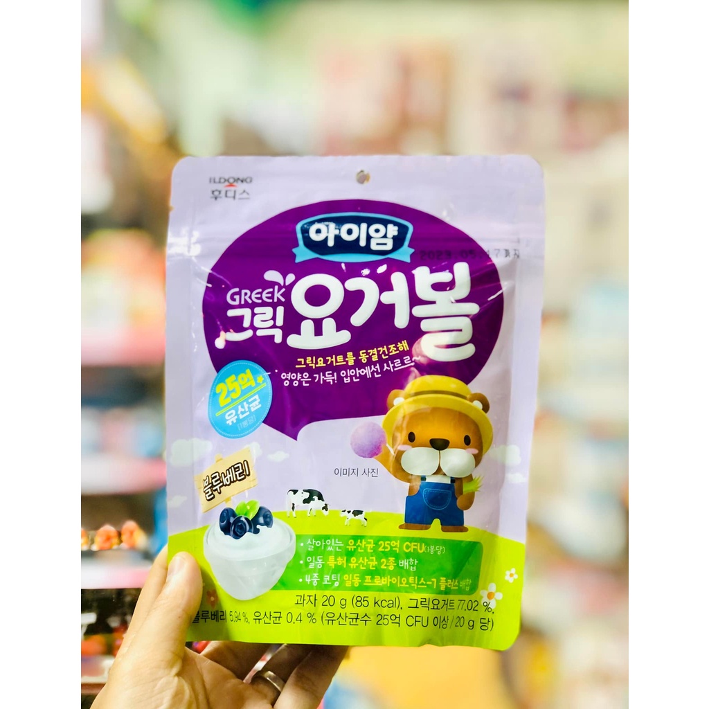 Sữa Chua Hy Lạp Sấy Khô Ildong Hàn Quốc Dễ Tan Kích Thích Vị Giác Tốt Cho Hệ Tiêu Hóa