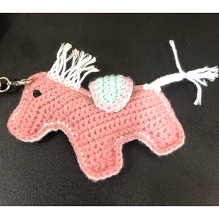 Móc Khóa Hình Con Ngựa Bằng Sợi HandMade