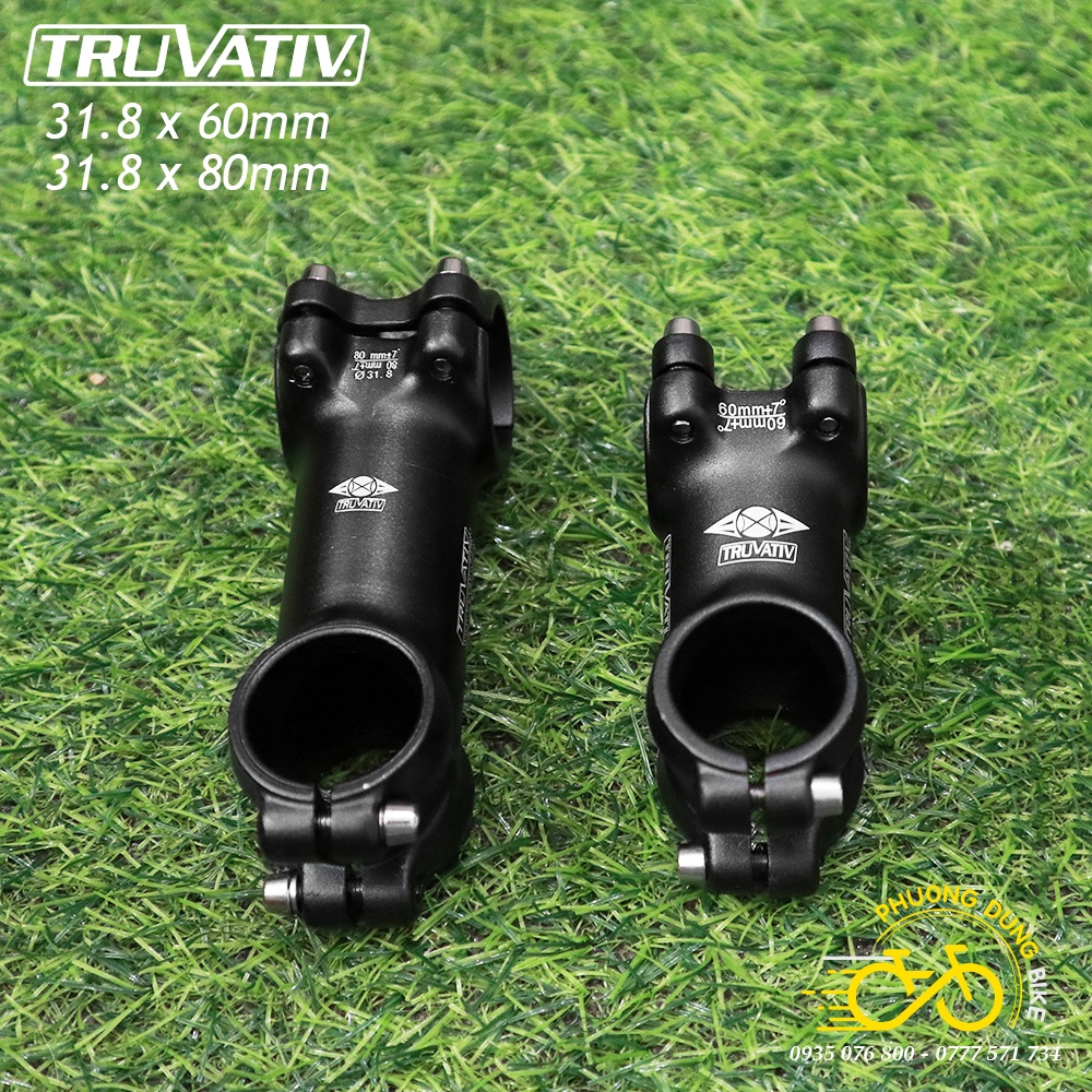 Pô tăng nhôm xe đạp TRUVATIV cỡ 31.8x60mm / 31.8x80mm