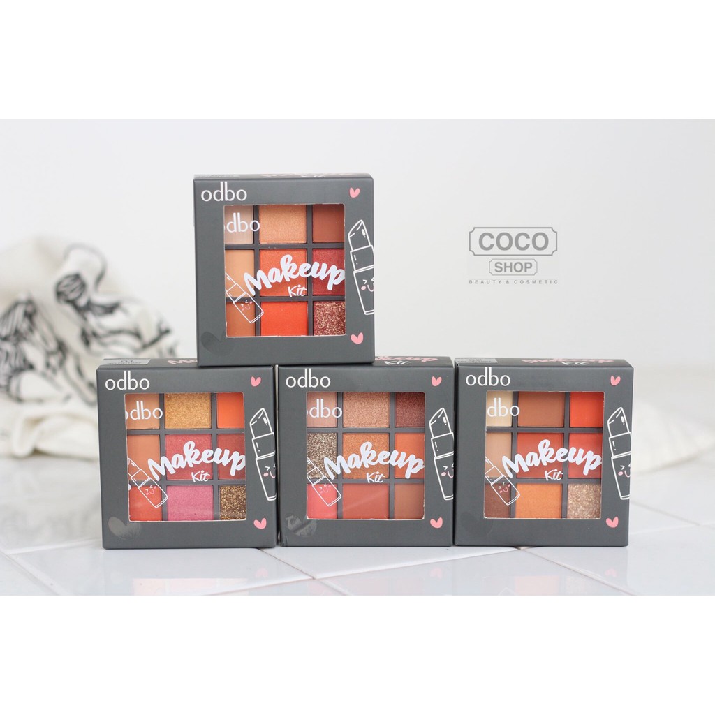 Set phấn mắt Odbo Makeup Kit-[Coco Shop]