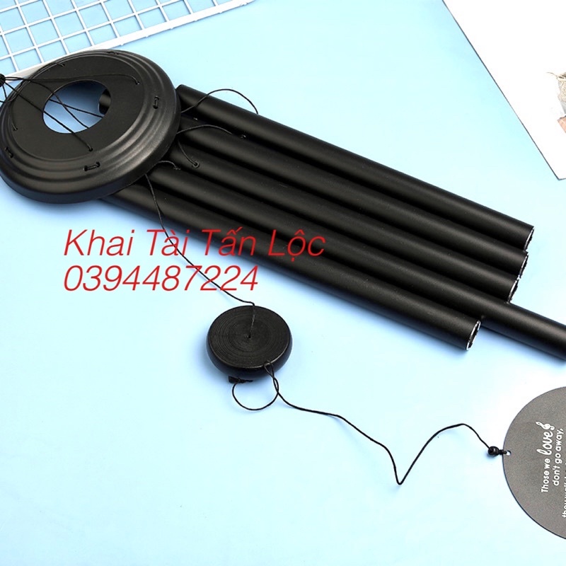 Chuông gió nhạc thiền Ngũ Phúc phong thủy hoá sát chiêu tài