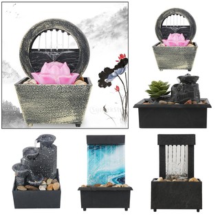 Waterfall Scene Tabletop Feng Shui Meditation Waterfall Fountain Style 1