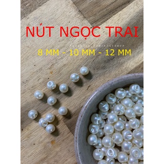 Nút ngọc, nút bẹt nhựa 8mm-10mm-12mm