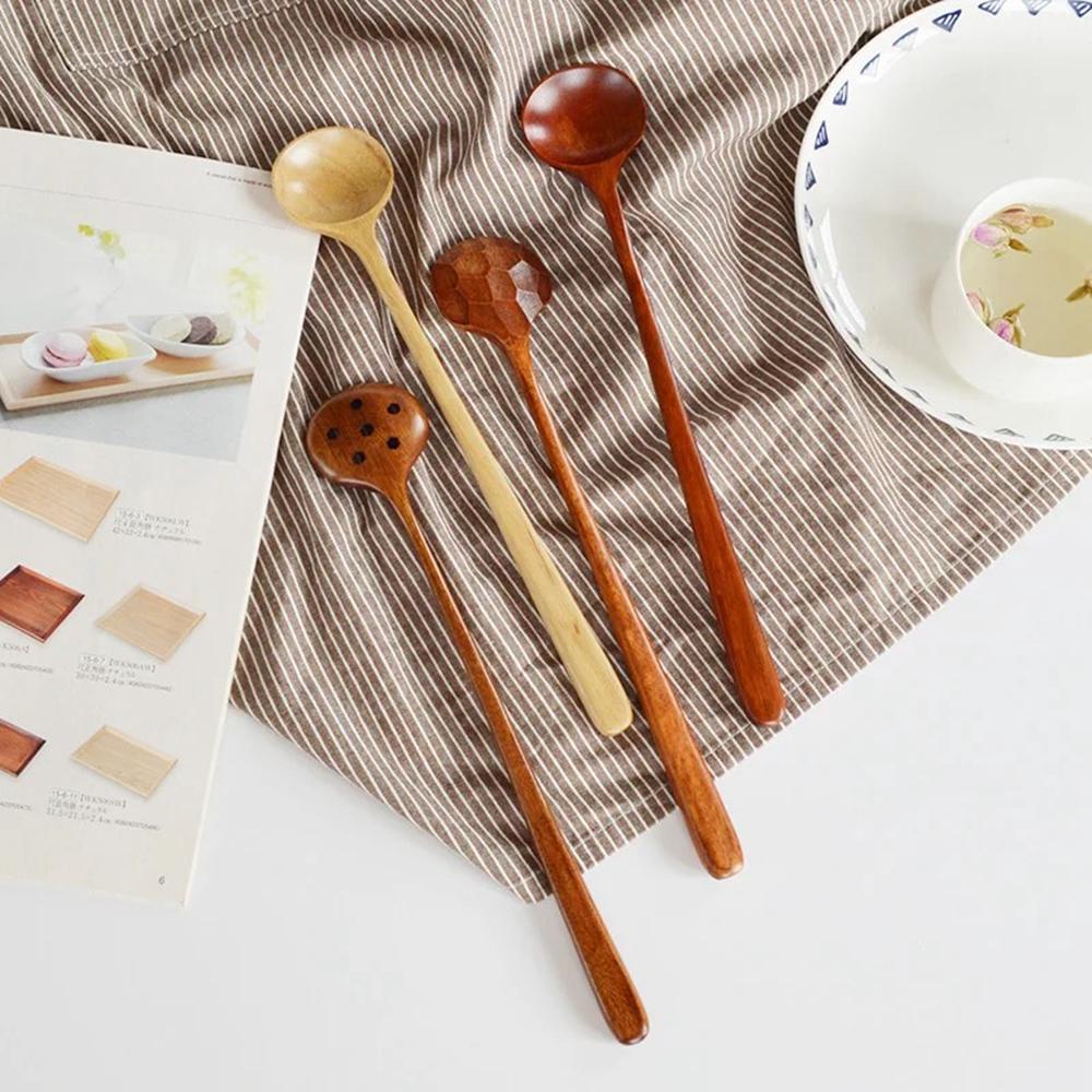 Muỗng Múc Canh Tay Cầm Dài Siêu Bền Phong Cách Nhật Bản