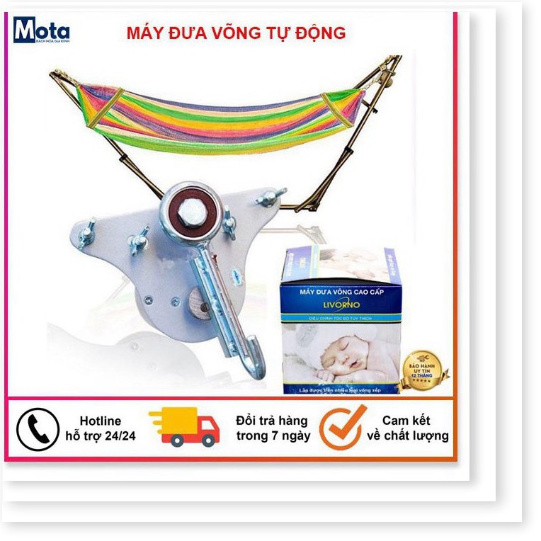 Máy Đưa Võng Tự Động An Toàn Cho Bé - Chỉnh được tốc độ đưa võng- Giúp bé ngủ say giấc ngủ
