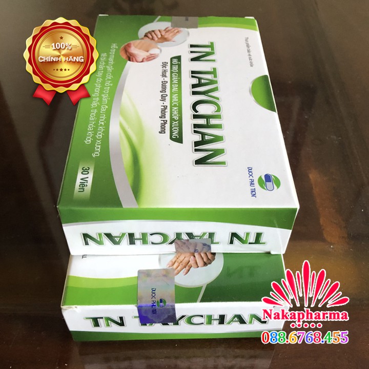 TN TAYCHAN - Hỗ trợ mạnh gân cốt, giảm đau nhức xương khớp, tê bì chân tay do phong thấp, thoái hóa khớp