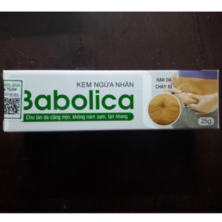 Babolica Kem Ngừa Nhăn, Trị Rạn Da, Chảy Sệ 25g