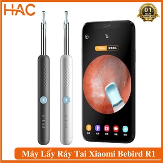 Máy Lấy Ráy Tai Nội Soi Xiaomi Bebird R1, Dụng cụ lấy ráy tai có đèn có camera, kết nối app xem hình ảnh, BH 12 tháng