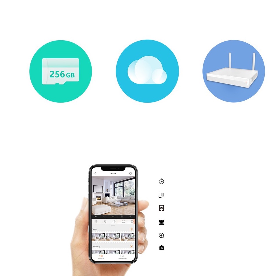 Camera WIFI Ngoài Trời EZVIZ H3 C3W C3N C3TN 2Mp 4Mp 5Mp 1080P 2K 3K, Có màu ban đêm, Còi Báo động  - Chính Hãng 24TH