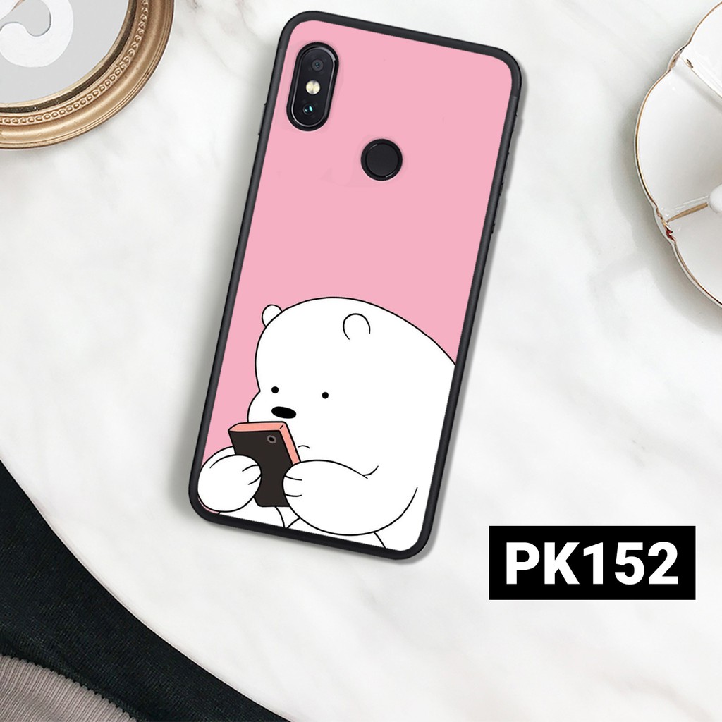 [Freeship từ 50k] ỐP LƯNG XIAOMI MI A2 LITE/ REDMI 6 PRO IN HÌNH WE BARE BEARS