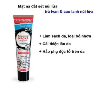 Mặt nạ đất sét núi lửa xanh dương Propeller