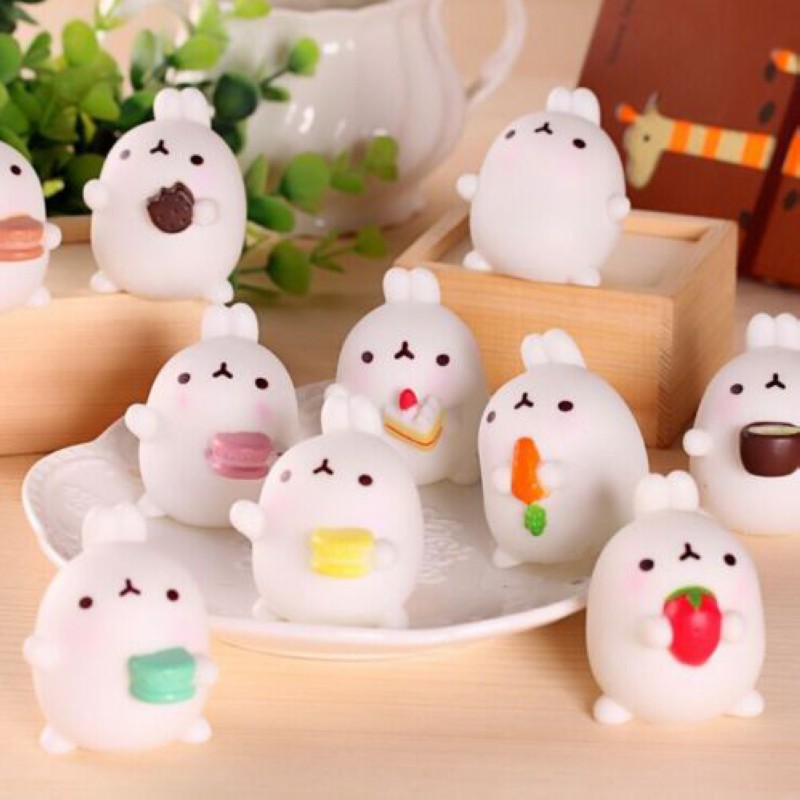 1 Đồ Chơi Squishy Hình Con Thỏ Dễ Thương Màu Sắc Ngẫu Nhiên ✨Gyxcadia