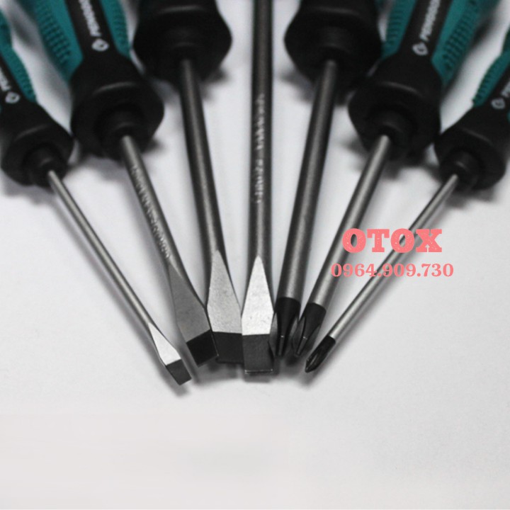 Bộ tô vít nam châm 2 cạnh 4 cạnh 9 chi tiết OTOX