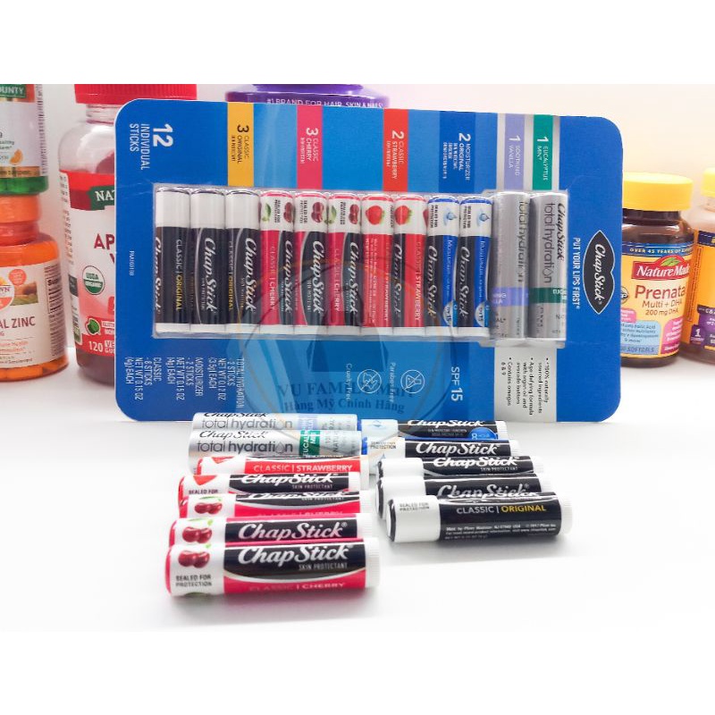 Son Dưỡng CHAPSTICK nhiều vị